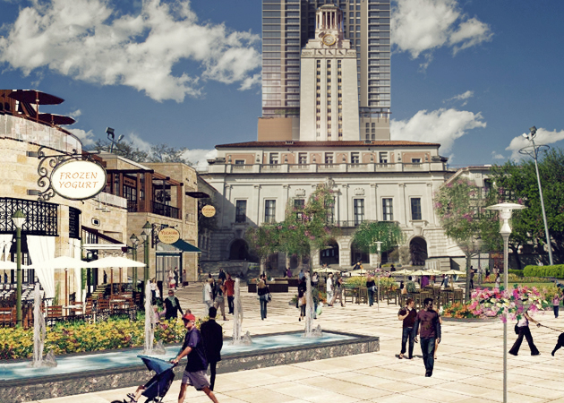 Mixed-Use Plan Approved for UT Tower