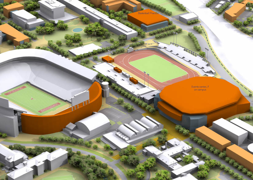 UT Athletics Unveils Preferred Location for Erwin Center Replacement