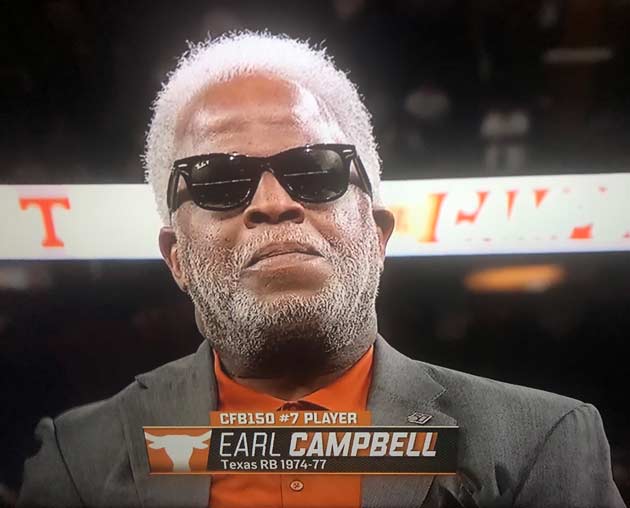 Earl Campbell's playing days