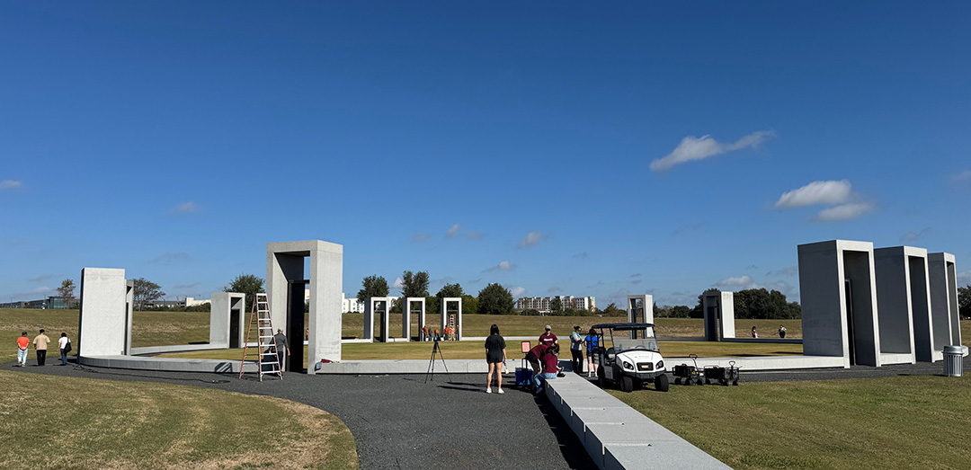 Aggie bonfire memorial.