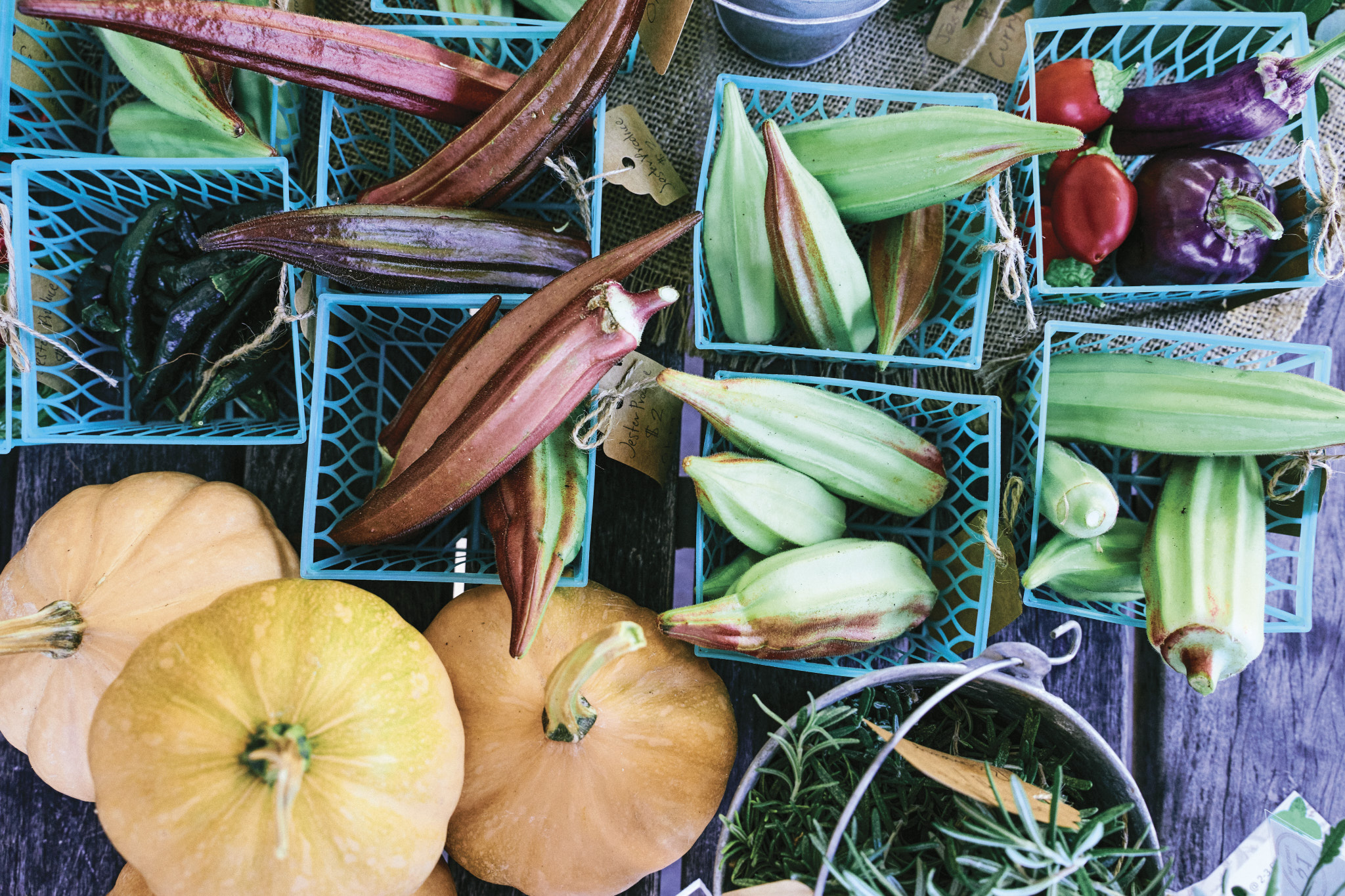 Fresh produce at the Farm Stand