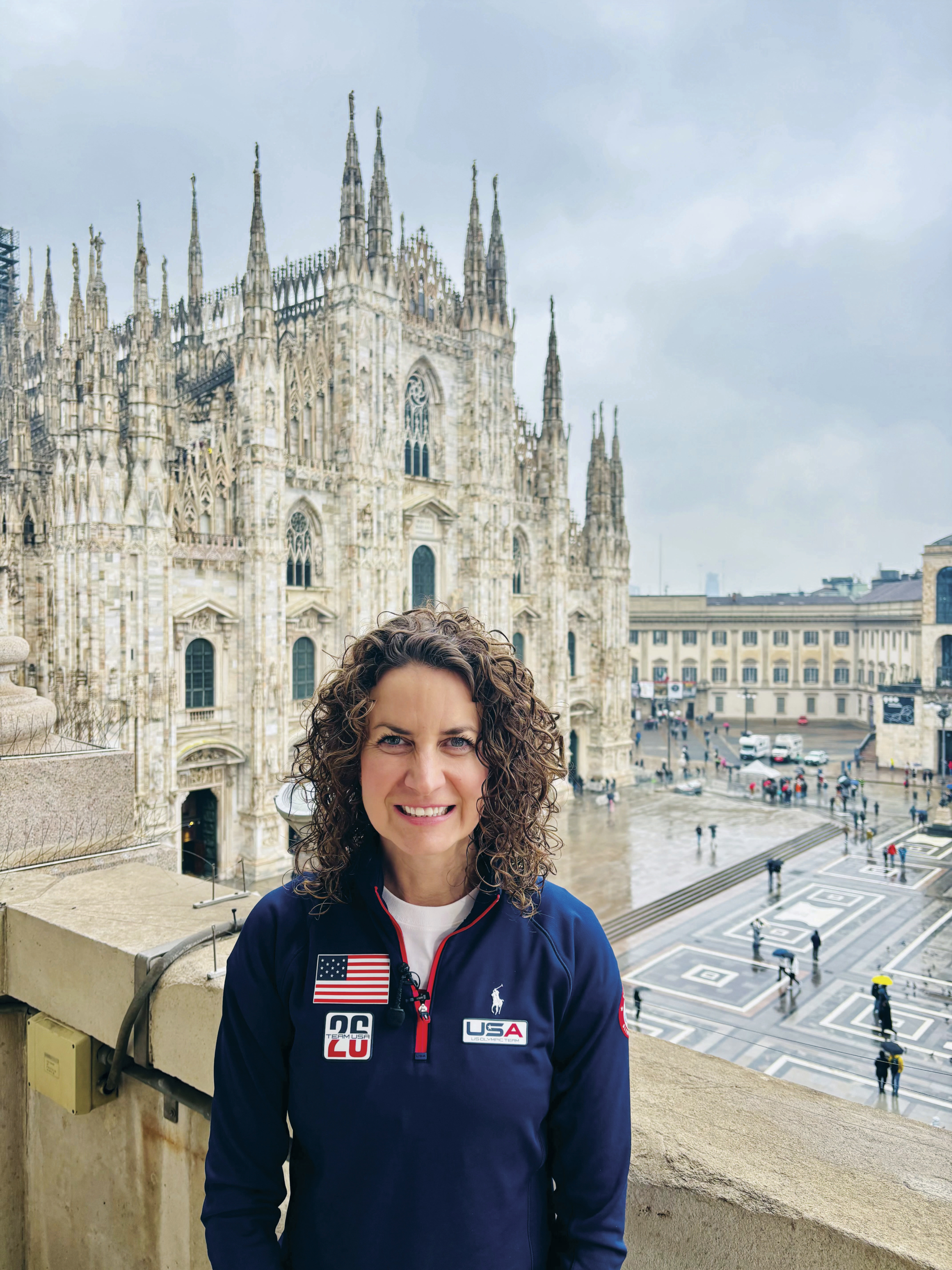 Jessica Bartley travelling with Olympic teams.