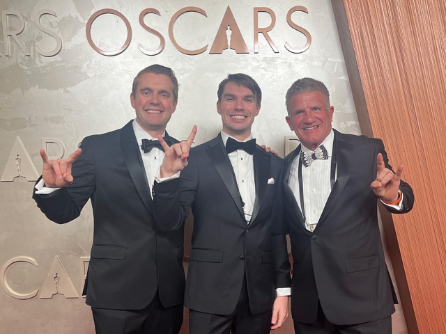 A group of Longhorns attends the Oscars.