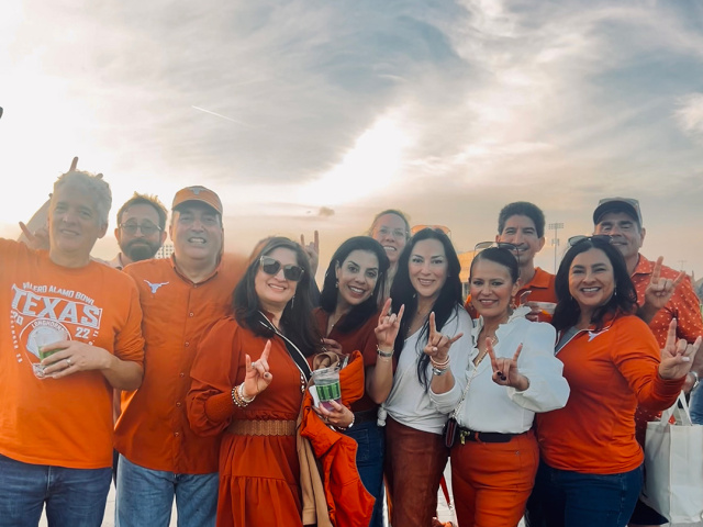 Texas Longhorns fans at the Kentucky football game October 2025.