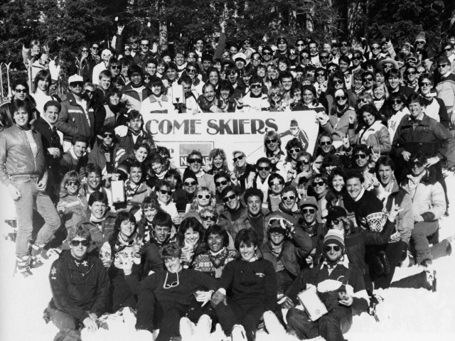 UTSki Club in the 1980's.