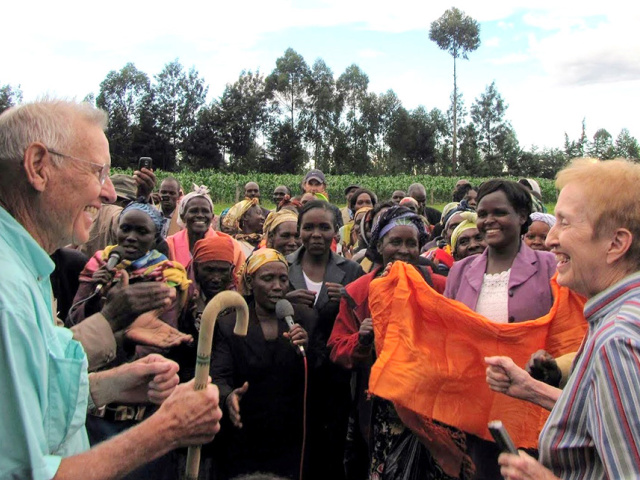 Bud and Sandy Mulcahy in Africa