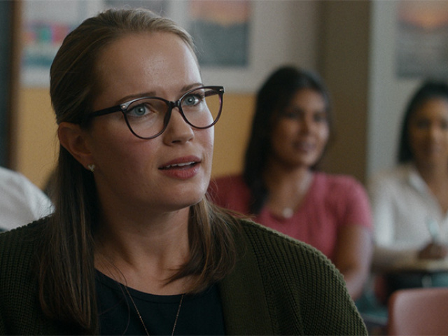 Amanda Pfeiffer stars in Write On on Omeleto.
