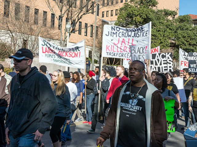 Longhorns, Austinites March for MLK