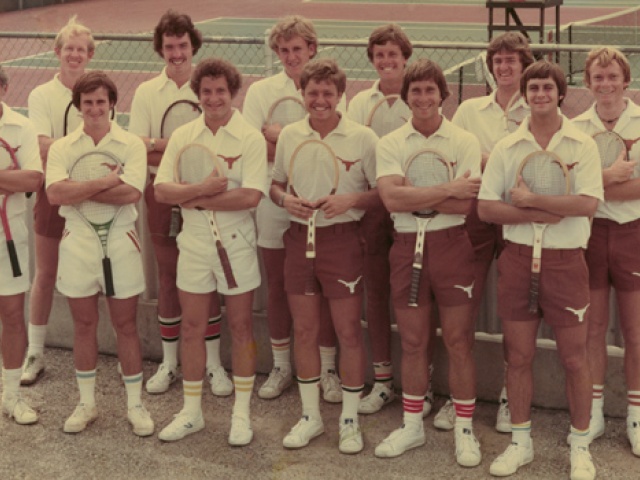 Longhorn Tennis Alumni Cheer Team to Victory Over A&M