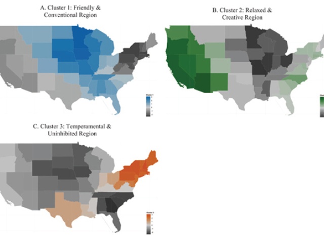 Study shows personality based on region