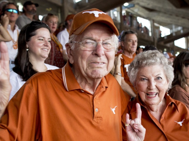 Longhorn Couple Celebrates 67 Years of Texas vs. OU (and Marriage)