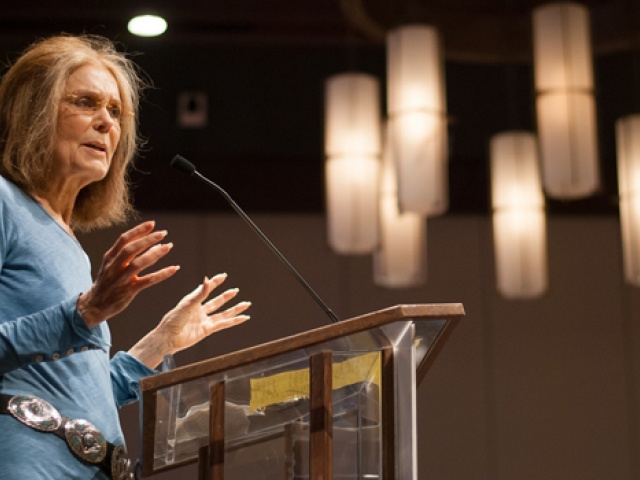 Gloria Steinem Inspires at Family Violence Conference