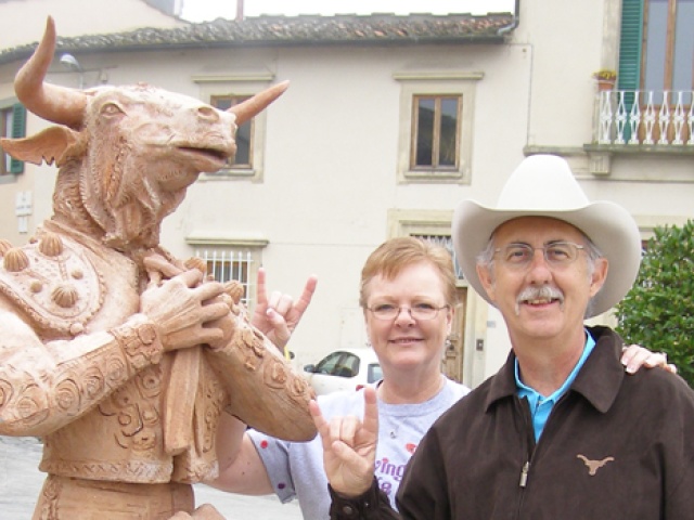 A Longhorn Matador in Italy