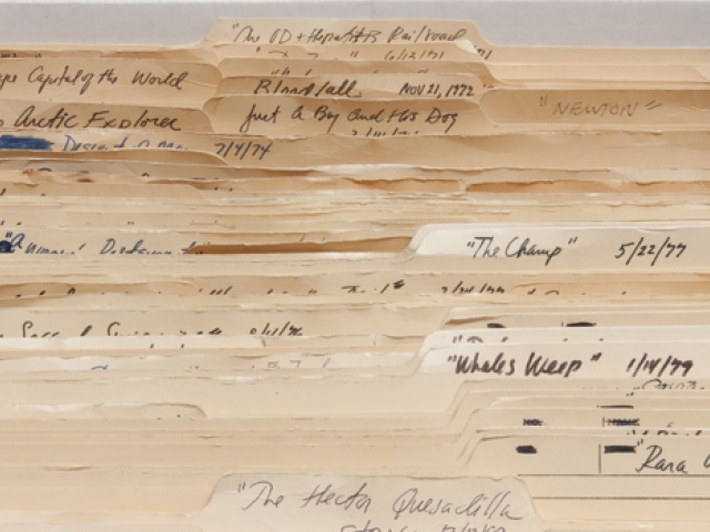 Ransom Center Acquires T.C. Boyle Archive