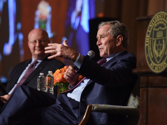 Clements Center event with President George W. Bush. Photo by Grant Miller