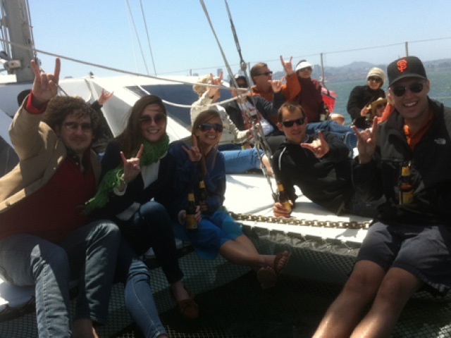 Longhorn at Sea: Alum Shows UT Pride on Homebuilt Sailboat