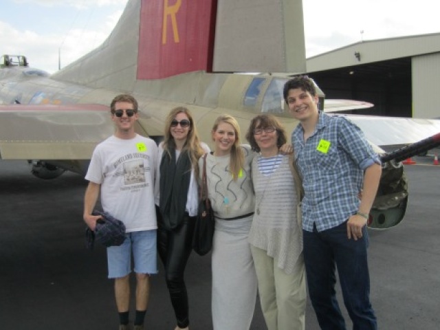 World War II Scholars Fly High in B-17 Bomber