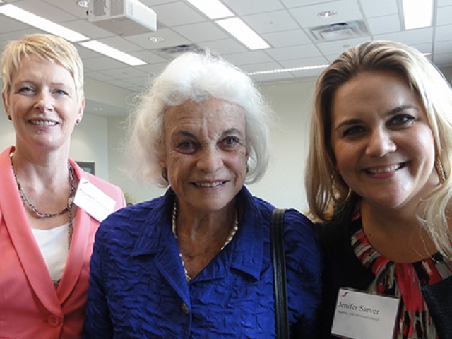 Sandra Day O'Connor Promotes Civics in Wide-Ranging UT Talk