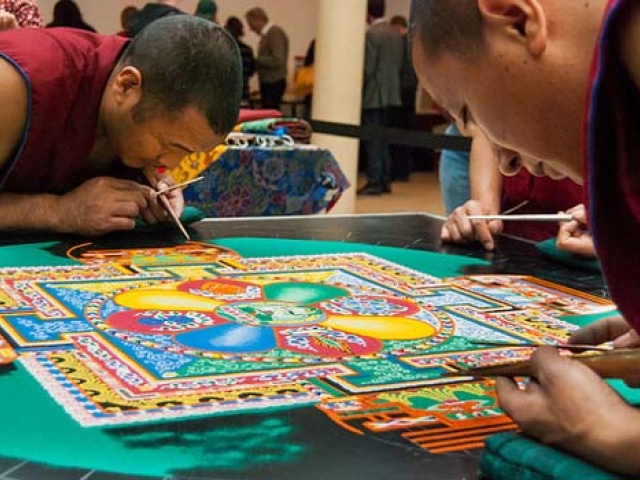 Lines in the Sand: UT's Sand Mandala Project [Watch]