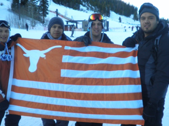 Diehard UT Fans Hit the Slopes