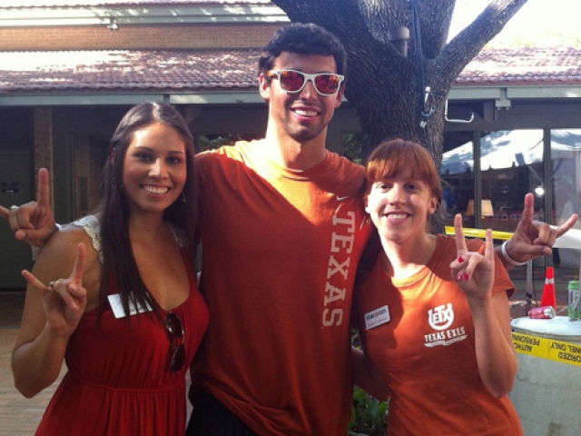 Longhorn Olympian Ricky Berens Swings By Texas Exes Tailgate