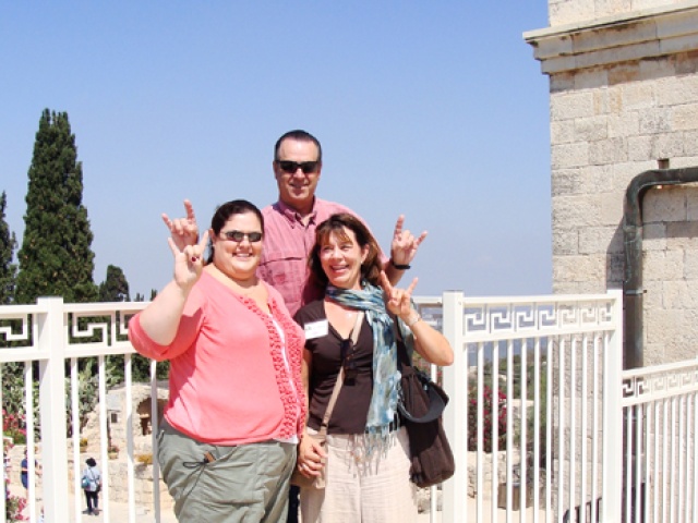 Three Longhorns in the Holy Land