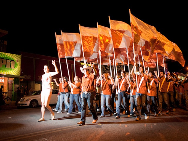 Torchlight Parade Lights Up the Night