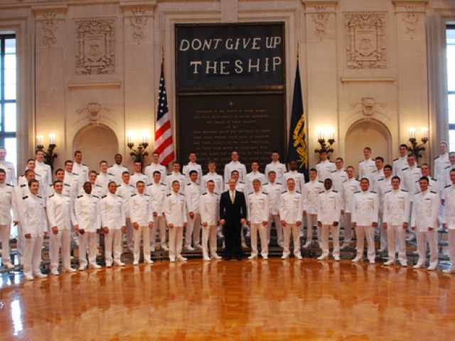 Naval Academy Glee Club's Tour Brings Exes Back to Texas