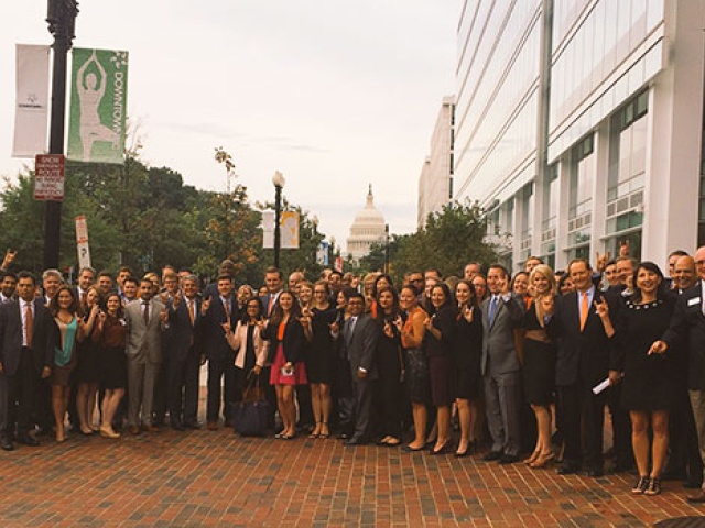 Alumni Champion UT for Longhorns on the Hill