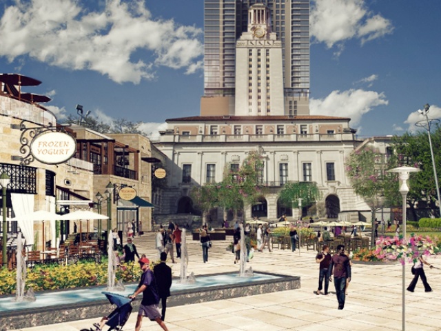 Mixed-Use Plan Approved for UT Tower