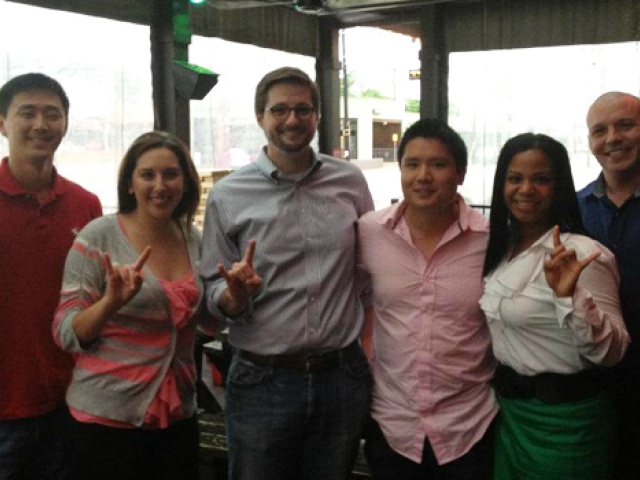 Dallas Young Alumni Gather Despite "Tornado Tuesday"