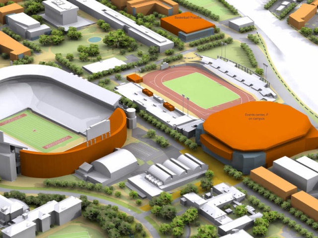 UT Athletics Unveils Preferred Location for Erwin Center Replacement