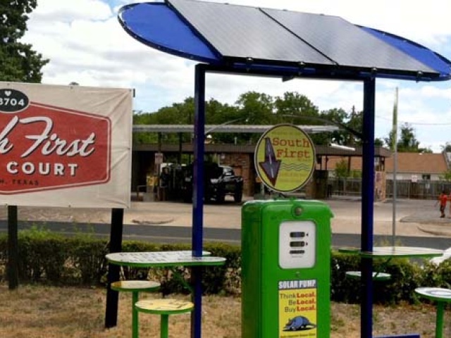 Free Solar Charging Station Opens in Austin