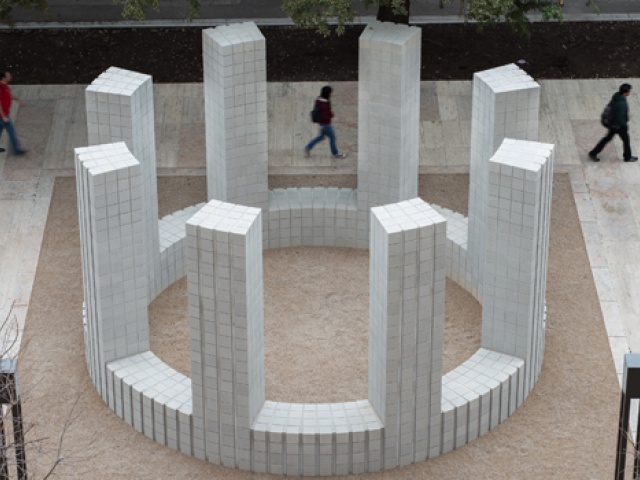 Sol LeWitt Artwork Unveiled at UT's New Computer Science Building