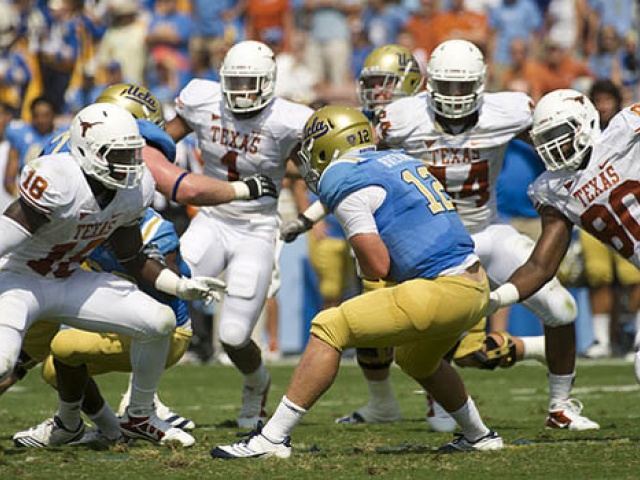 Texas Beats UCLA 49-20. Who was the Player of the Game?