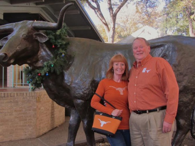 Spending Thanksgiving at the Texas Exes Tailgate