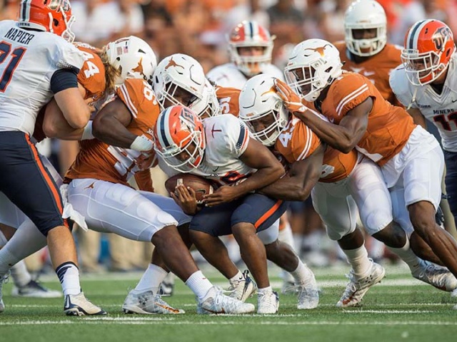 Texas Finds Momentum, Steamrolls UTEP 41-7