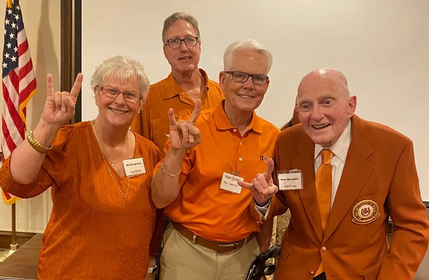 A group of San Angelo Longhorns including John Mark McLaughlin