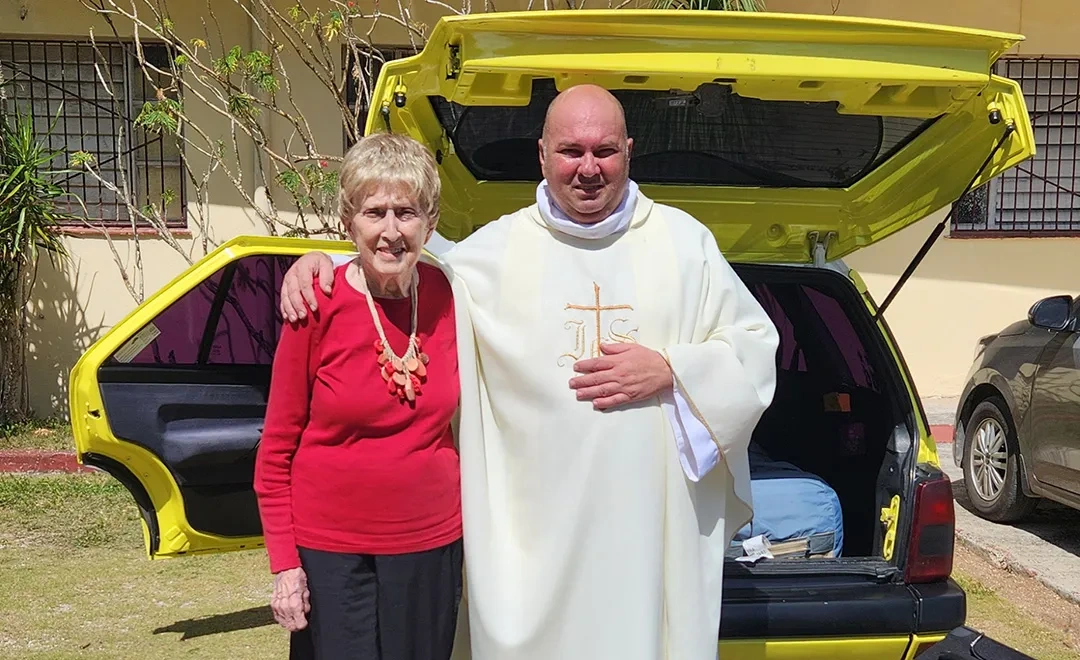 Sandy Mulcahy delivering aid and supplies to Cuba