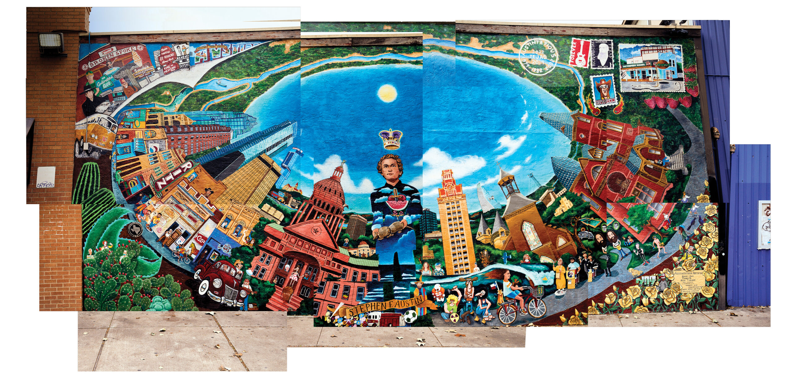 An Iconic Mural Near Campus Just Got a Well Deserved Update The